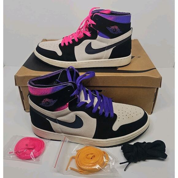 Jordan 1 High Zoom Comfort x Paris DB3610-105 Sz 12 PRE-OWNED